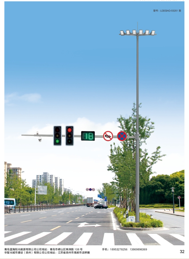 交通信號導(dǎo)向桿02